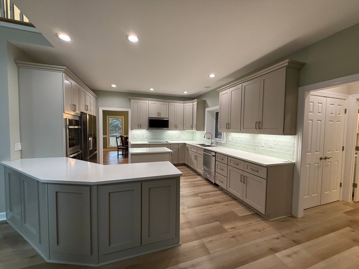 Custom kitchen remodel completed project